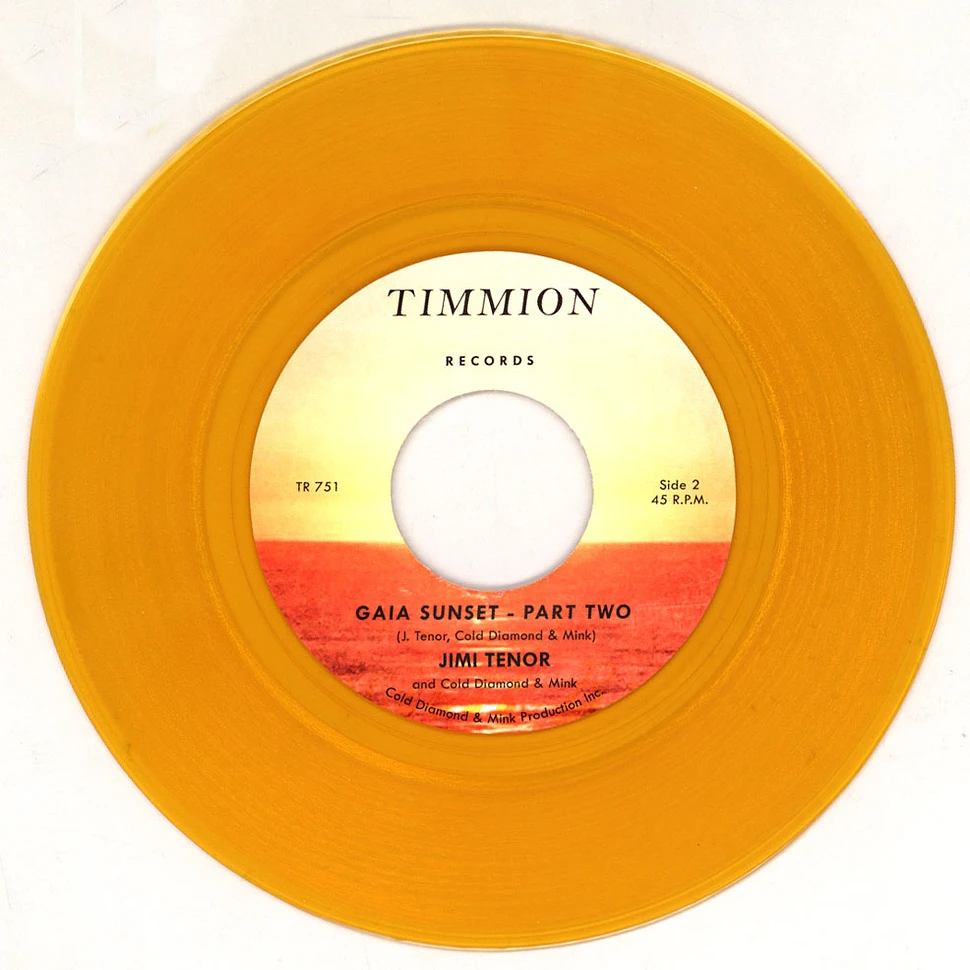 Jimi Tenor - Gaia Sunset Part 1 & 2 Transparent Yellow Vinyl Edition