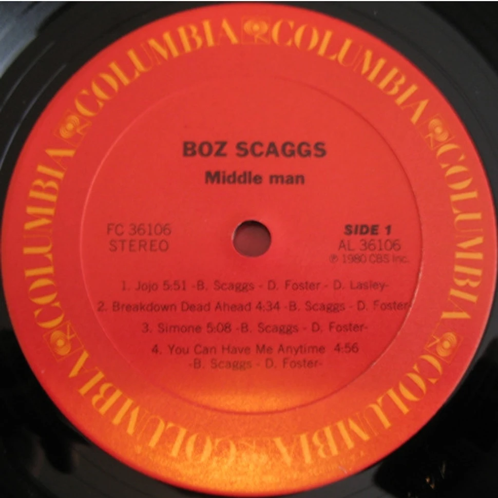 Boz Scaggs - Middle Man