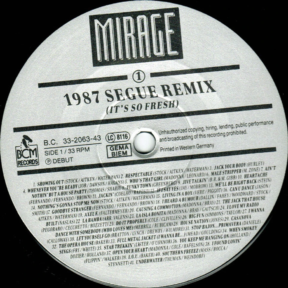 Mirage - Mix '87 (87 Hits Of '87)