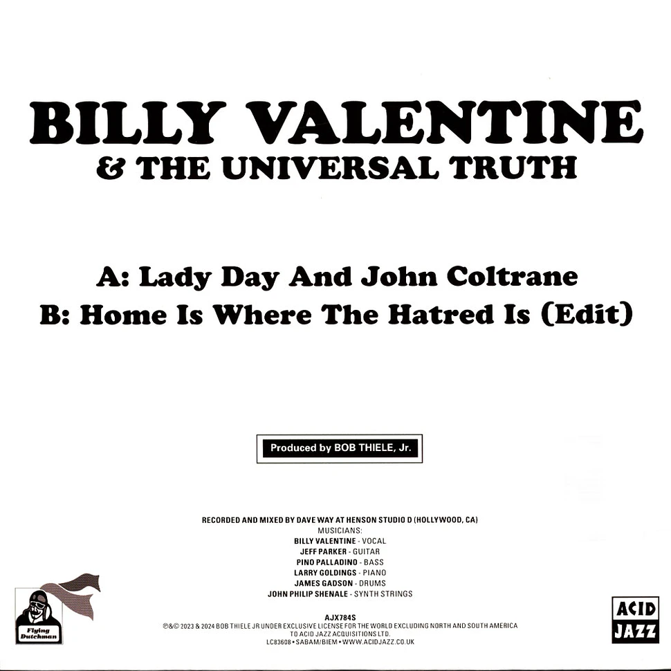 Billy Valentine - Lady Day & John Coltrane