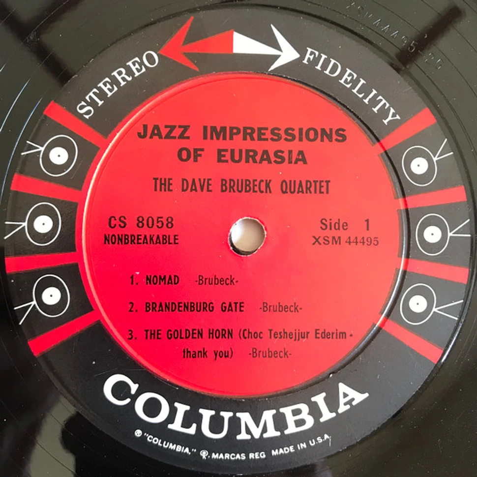 The Dave Brubeck Quartet - Jazz Impressions Of Eurasia