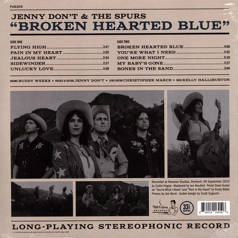 Jenny Don't And The Spurs - Broken Hearted Blue