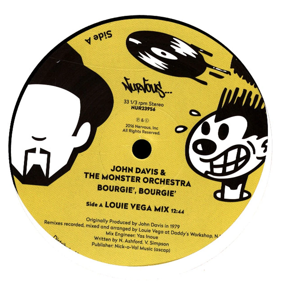 John Davis & The Monster Orchestra - Bourgie. Bourgie Louie Vega Remixes