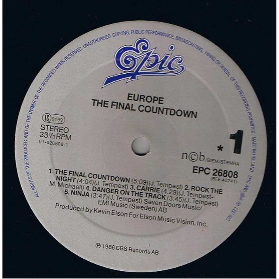 Europe - The Final Countdown