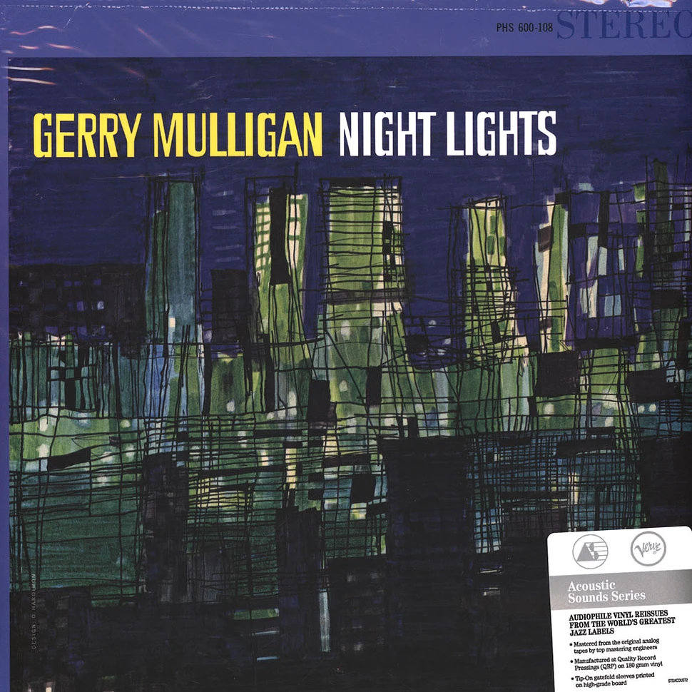 Gerry Mulligan - Night Lights Acoustic Sound Edition - Vinyl LP - 1963 ...