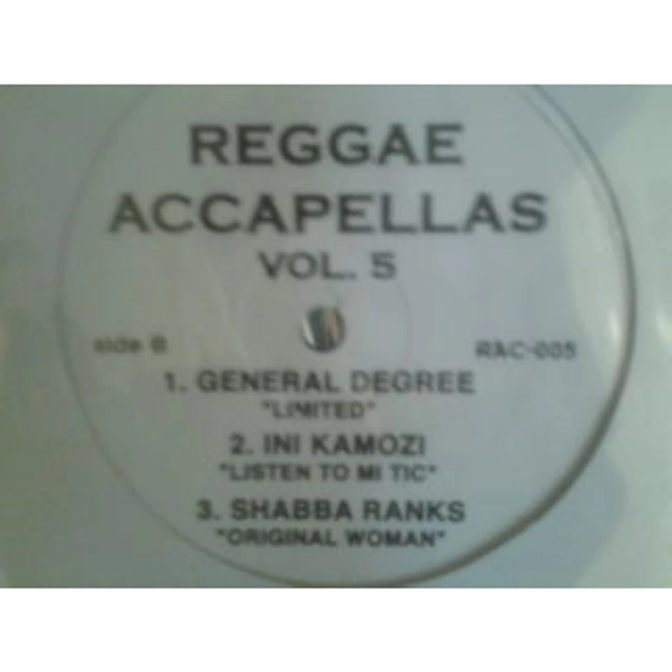 V.A. - Reggae Accapellas Vol. 5
