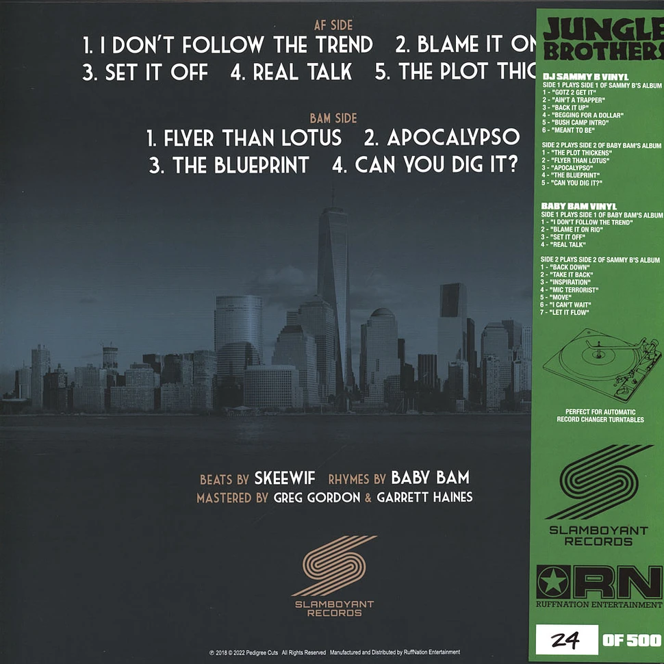 Jungle Brothers (DJ Sammy B / Baby Bam) - Exclusive Mispress Edition