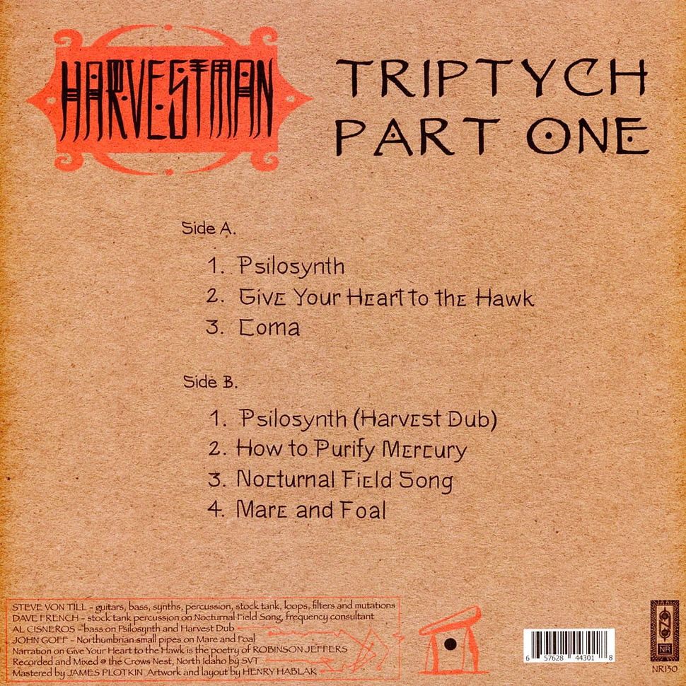 Harvestman - Triptych : Part One