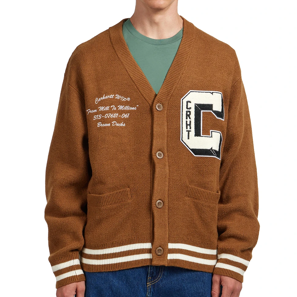 Carhartt WIP - Brown Ducks Cardigan