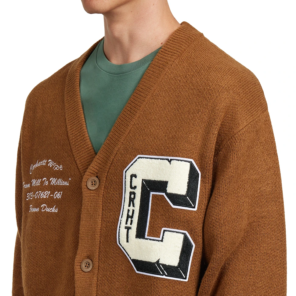 Carhartt WIP - Brown Ducks Cardigan