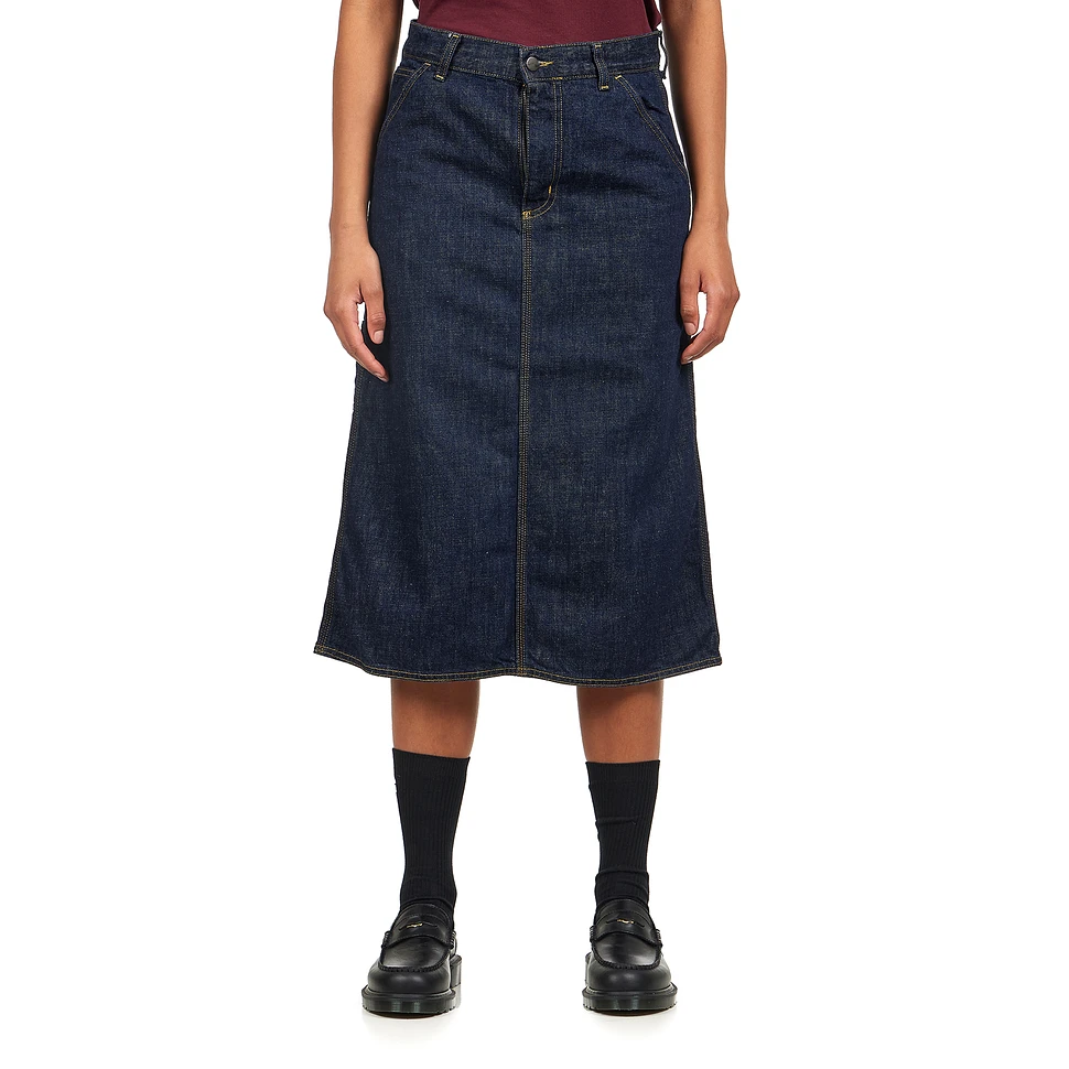 Carhartt WIP - W' Single Knee Skirt "Camano" Denim, 12 oz