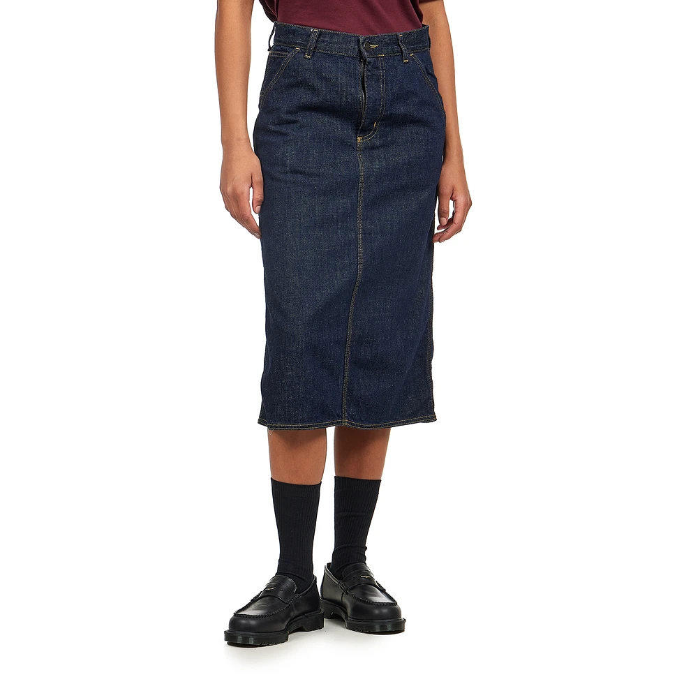 Carhartt WIP - W' Single Knee Skirt "Camano" Denim, 12 oz