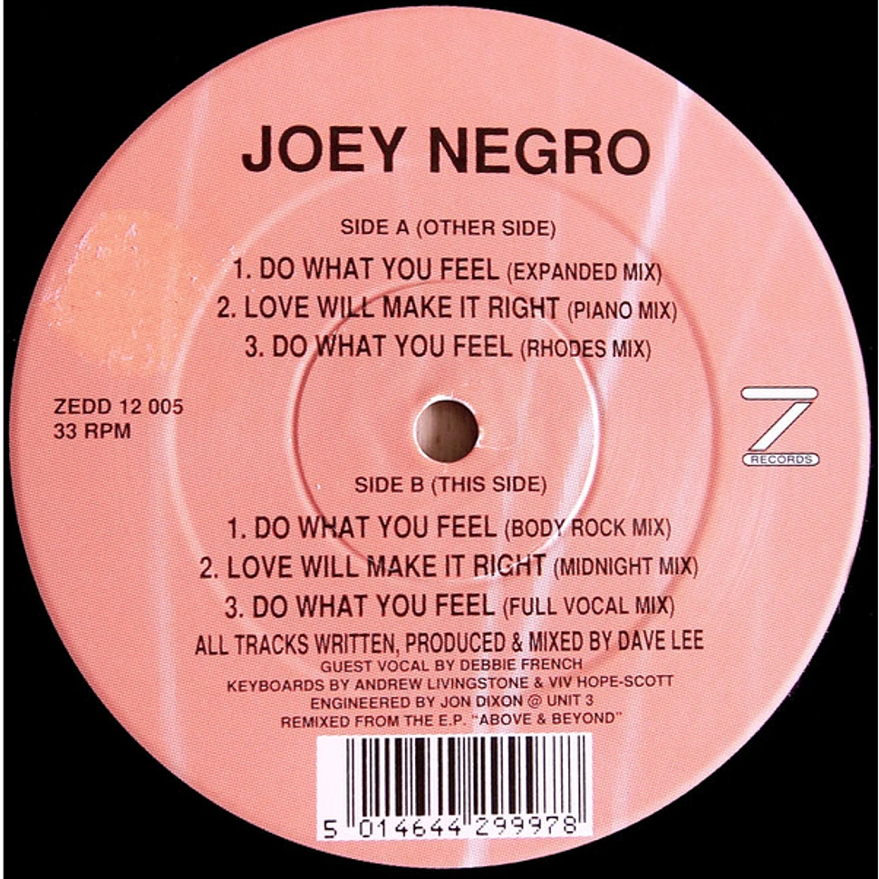 Joey Negro - Do What You Feel