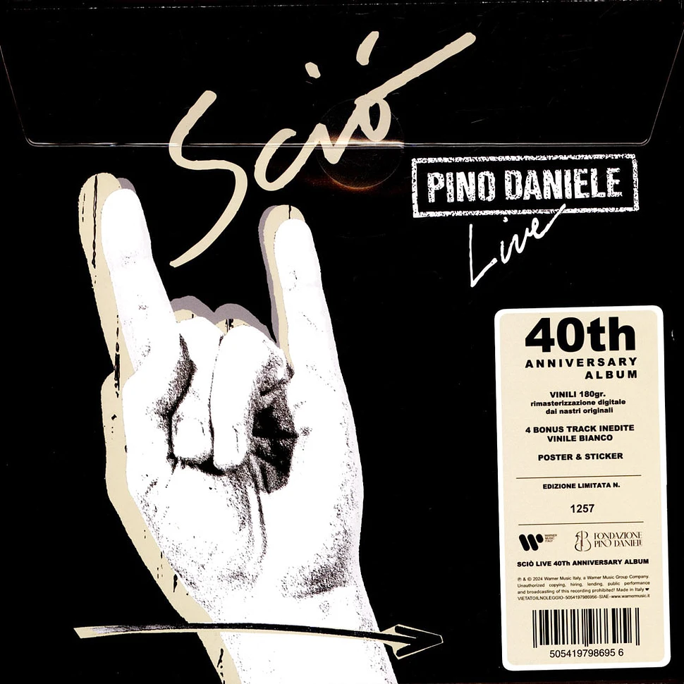 Pino Daniele - Sciò Live 40th Anniversary Album