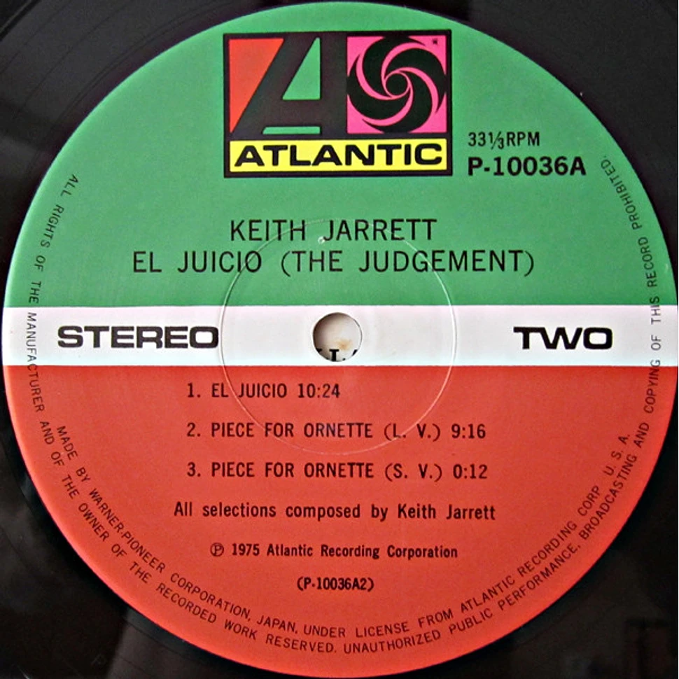 Keith Jarrett - El Juicio (The Judgement)