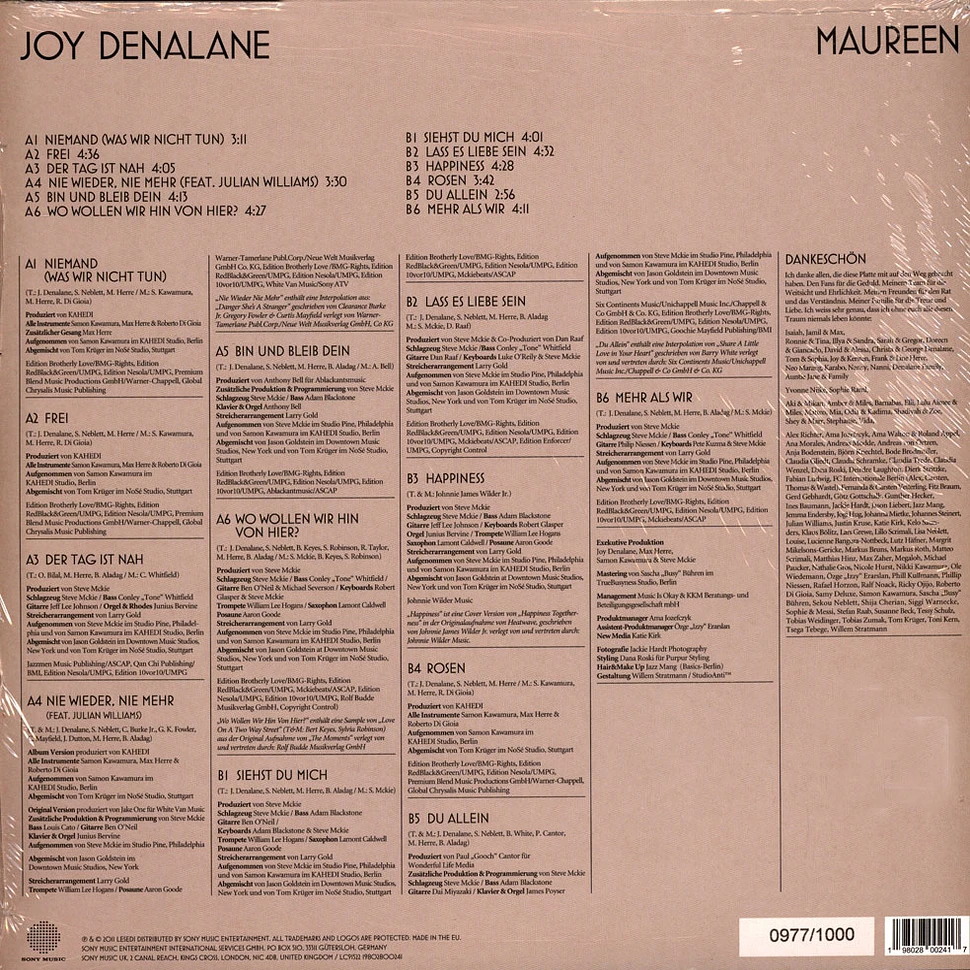 Joy Denalane - Maureen Colored Vinyl Edition