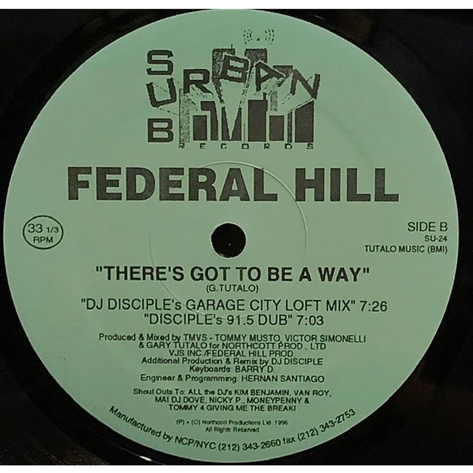 Federal Hill - There's Got To Be A Way