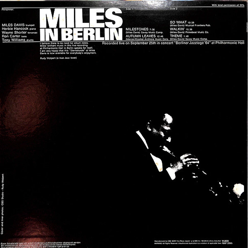 Miles Davis - Miles In Berlin