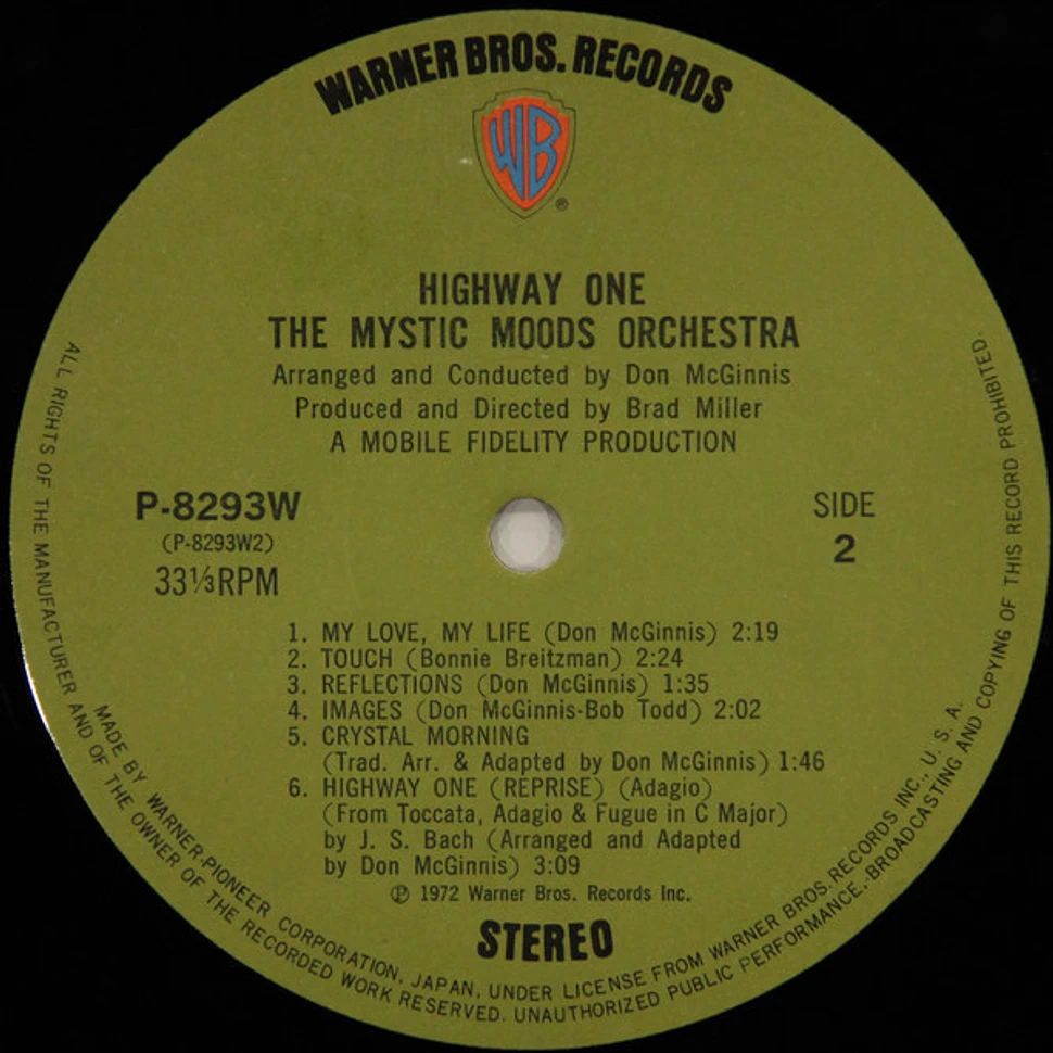 The Mystic Moods Orchestra - Highway One