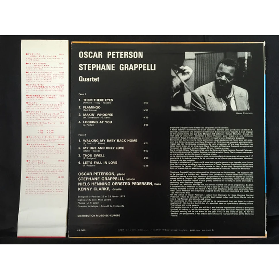 Oscar Peterson - Stéphane Grappelli Quartet - Oscar Peterson - Stéphane Grappelli Quartet Vol. 1