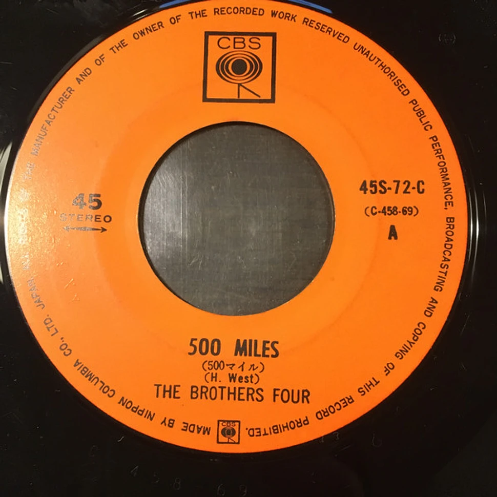 The Brothers Four - 500 Miles = 500マイル