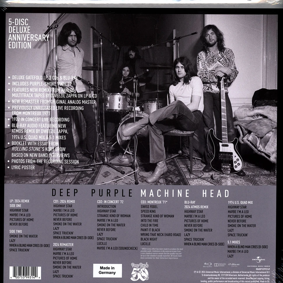 Deep Purple - Machine Head Deluxe Vinyl Box