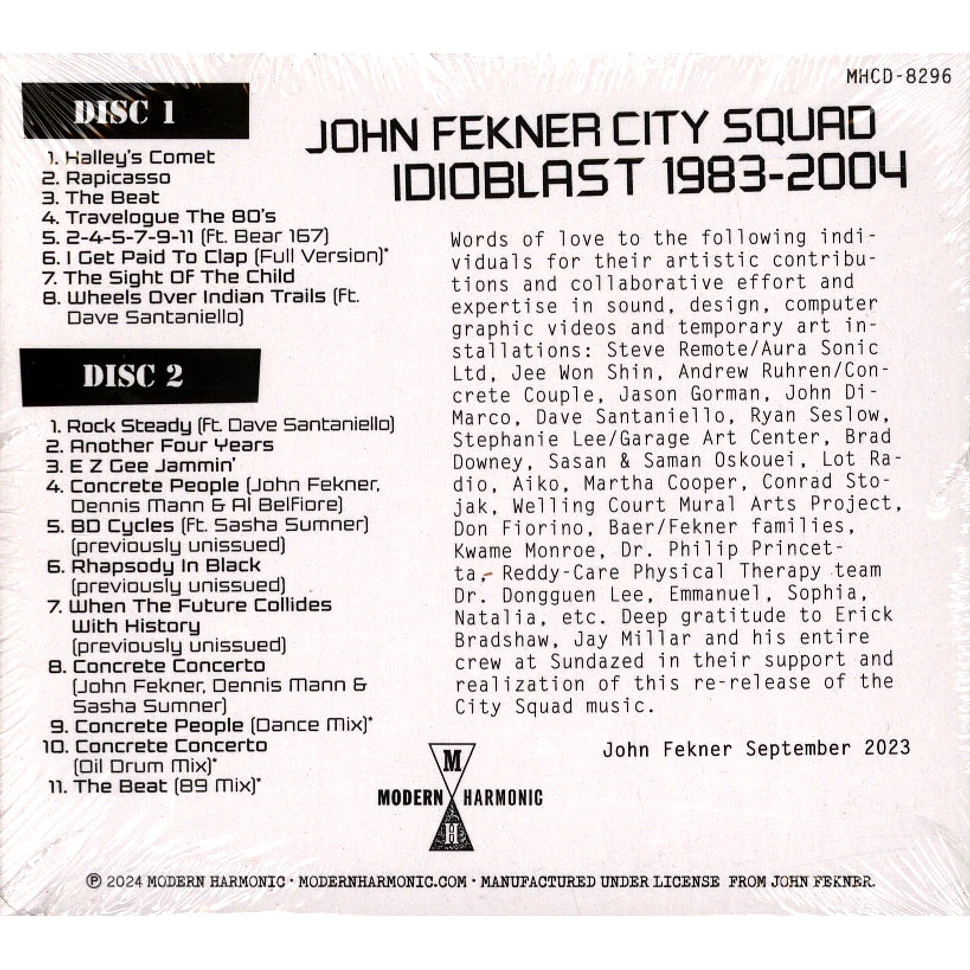 John Fekner City Squad - Idioblast 1983-2004