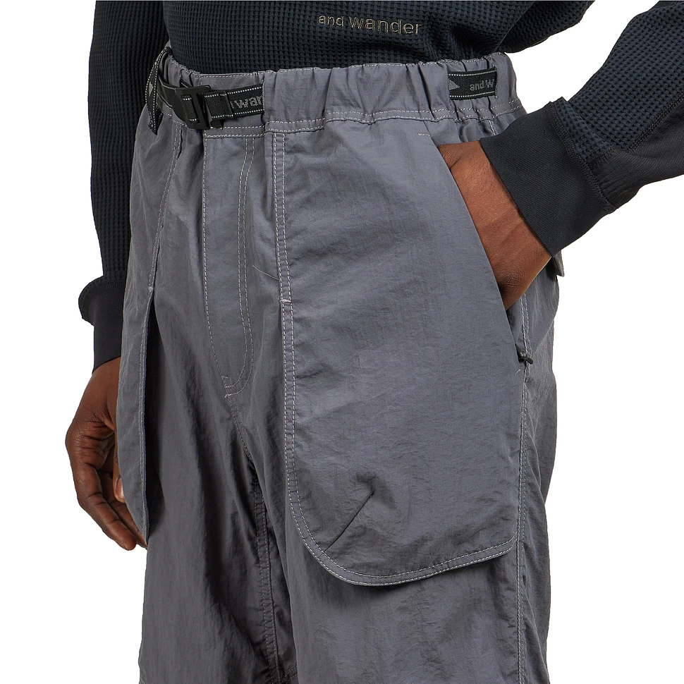 and wander - NY Taffeta Hiker 2Way Pants