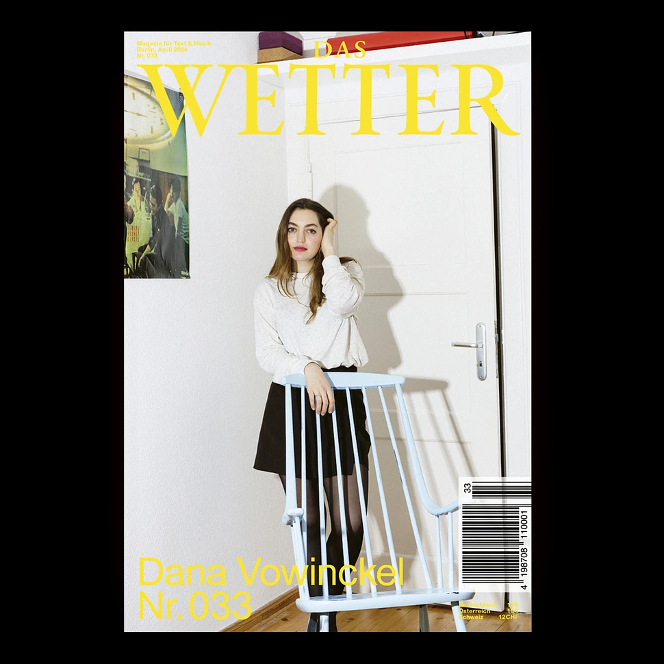Das Wetter - Ausgabe 33 - Dana Vowinckel Cover