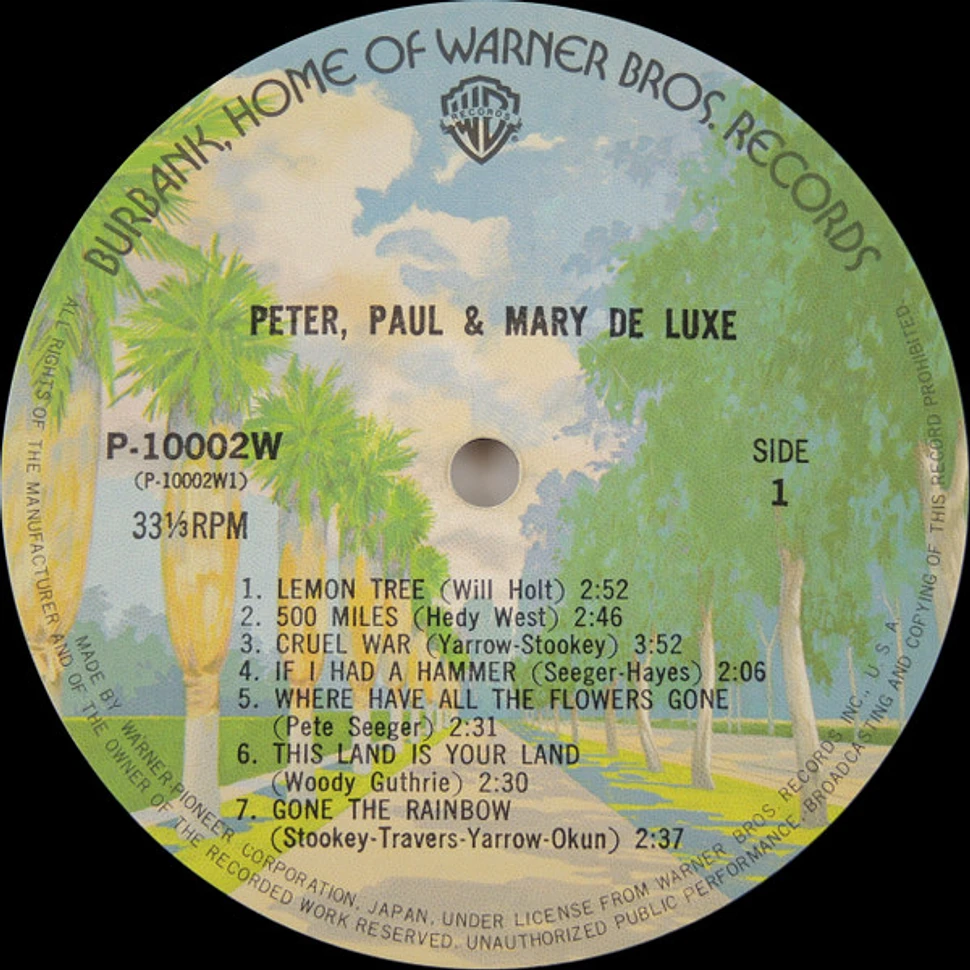 Peter, Paul & Mary - Peter, Paul & Mary De Luxe