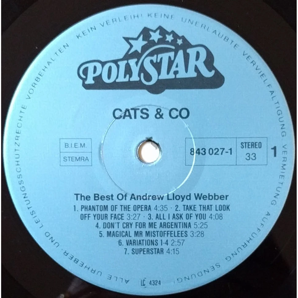 V.A. - Cats & Co - The Best Of Andrew Lloyd Webber
