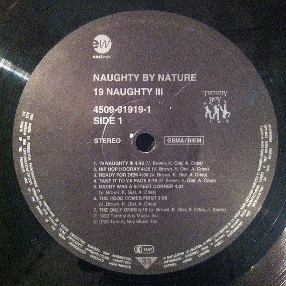 Naughty By Nature - 19 Naughty III