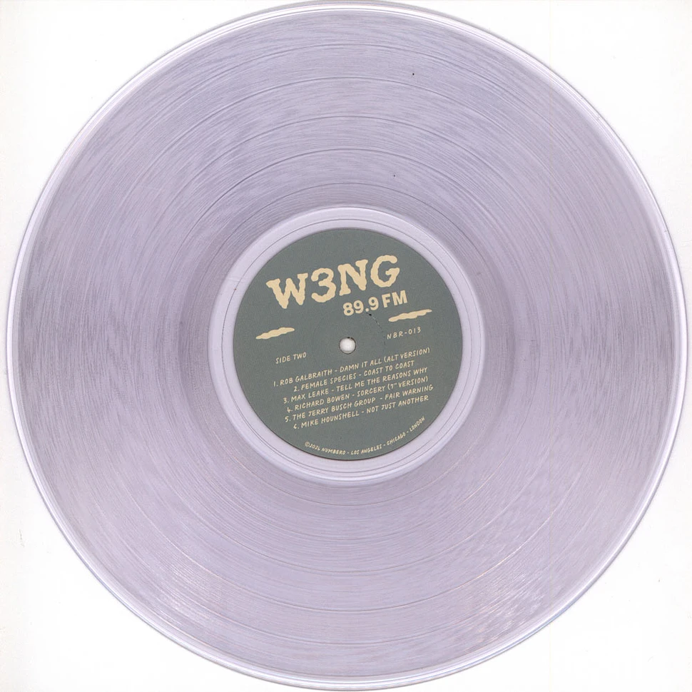 V.A. - W3ng Coast To Coast Clear Vinyl Edition