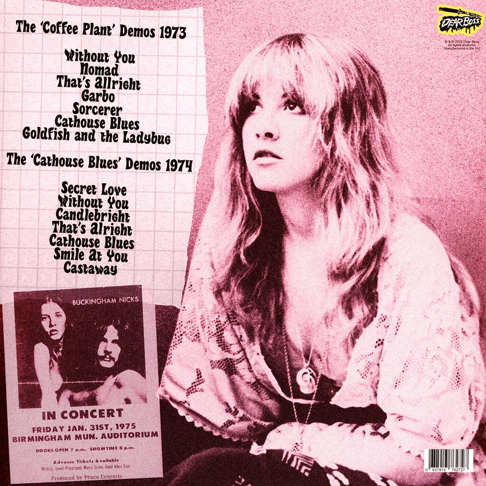 Buckingham Nicks - Before The Glitter Faded: The Demos 1973-1974 Black Vinyl Edition