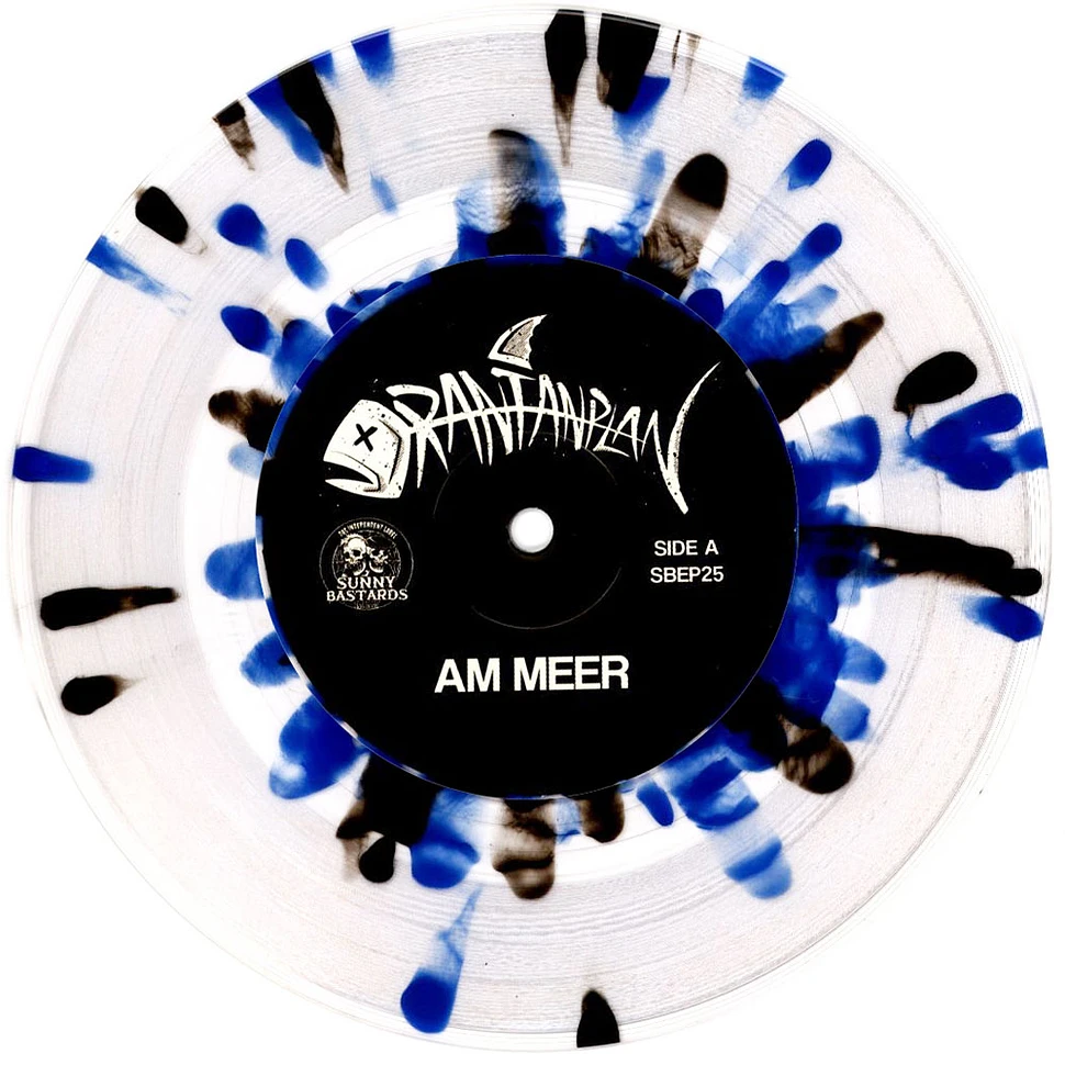 Rantanplan - Am Meer Ep Clear w/ Blue & Black Splatter Vinyl Edition