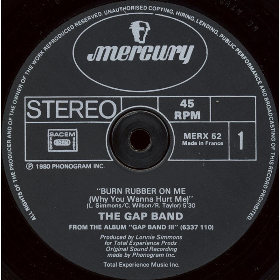 The Gap Band - Burn Rubber On Me (Why You Wanna Hurt Me)