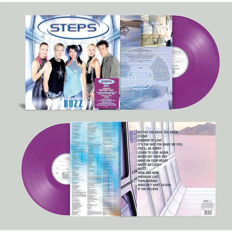 Steps - Buzz Neon Violet Vinyl Edition