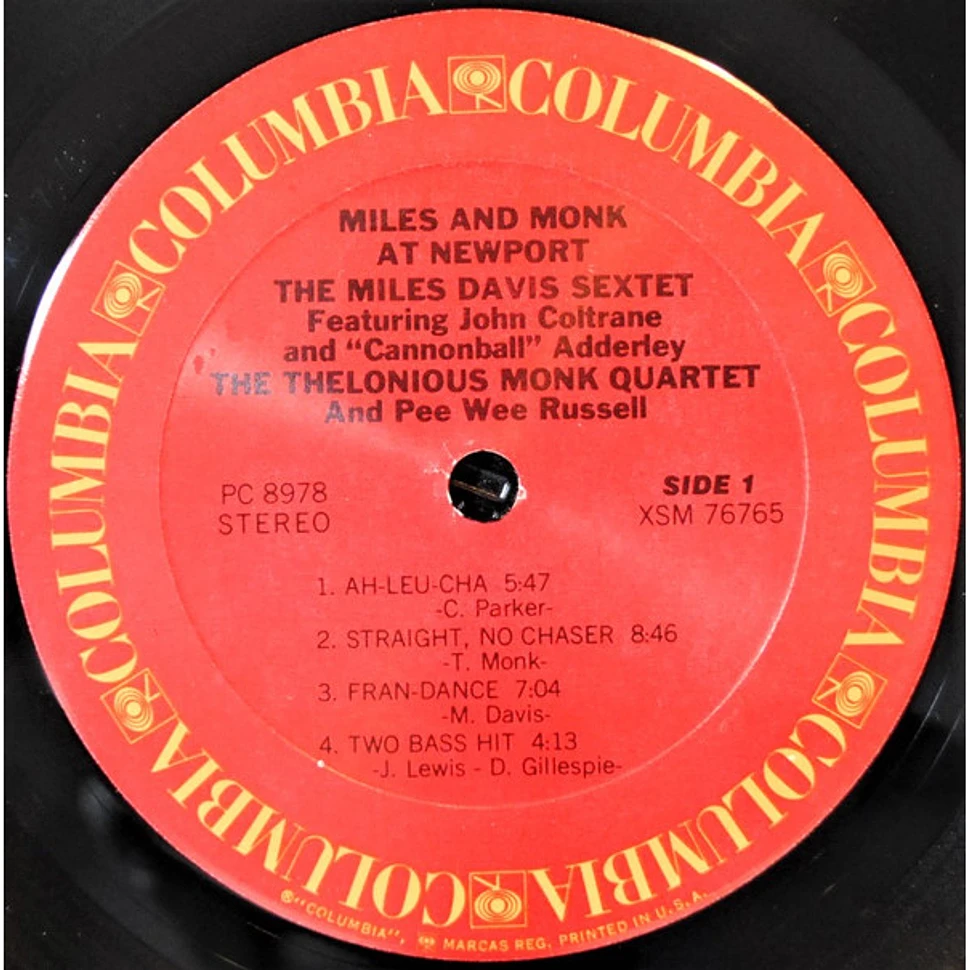 The Miles Davis Sextet & The Thelonious Monk Quartet - Miles & Monk At Newport