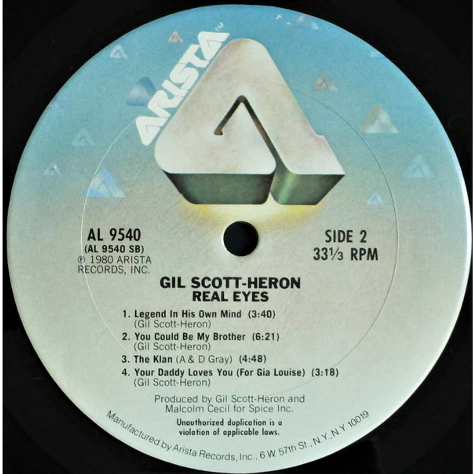 Gil Scott-Heron - Real Eyes