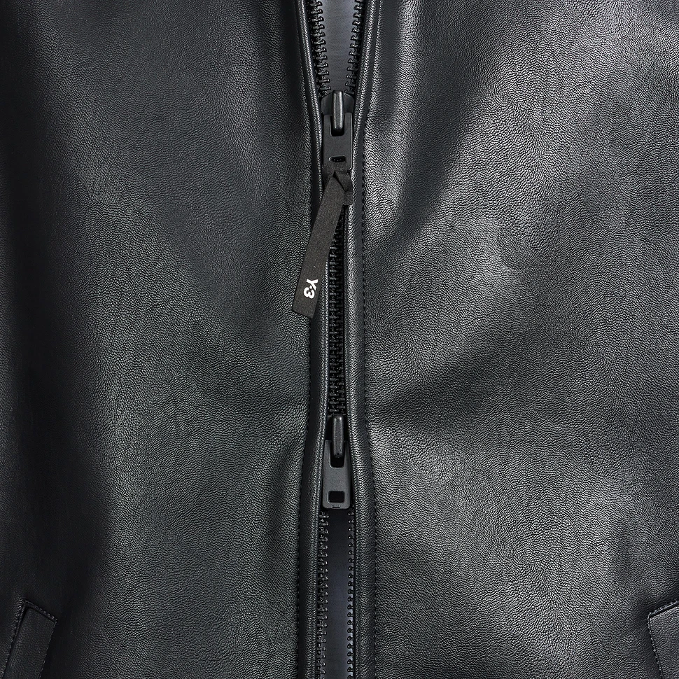 Y-3 - Y-3 Pleather Bomber Jacket