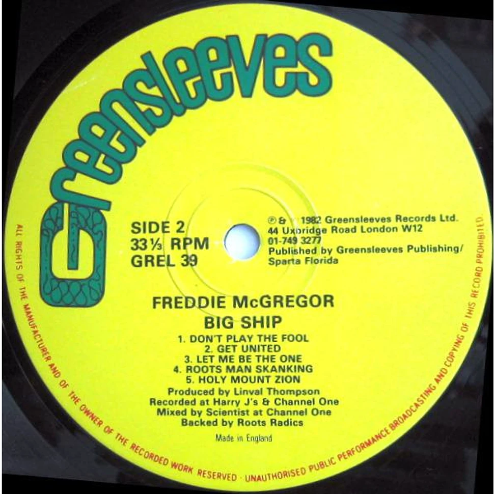 Freddie McGregor - Big Ship