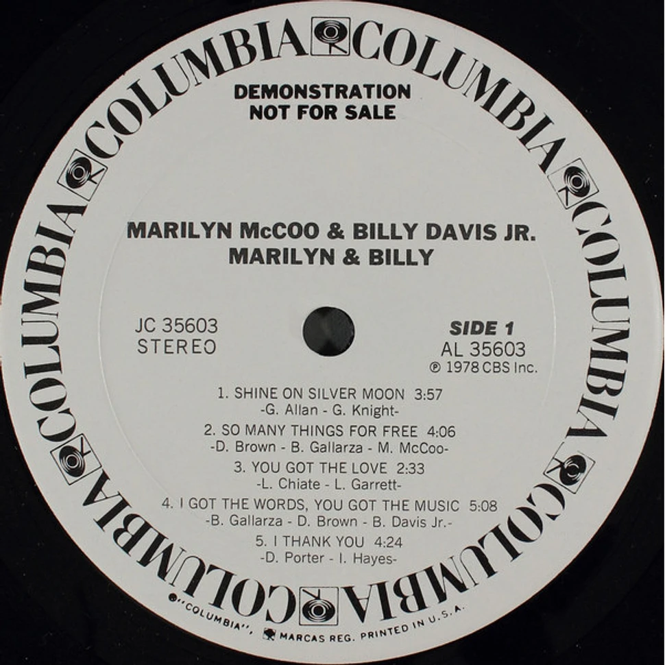 Marilyn McCoo & Billy Davis Jr. - Marilyn & Billy