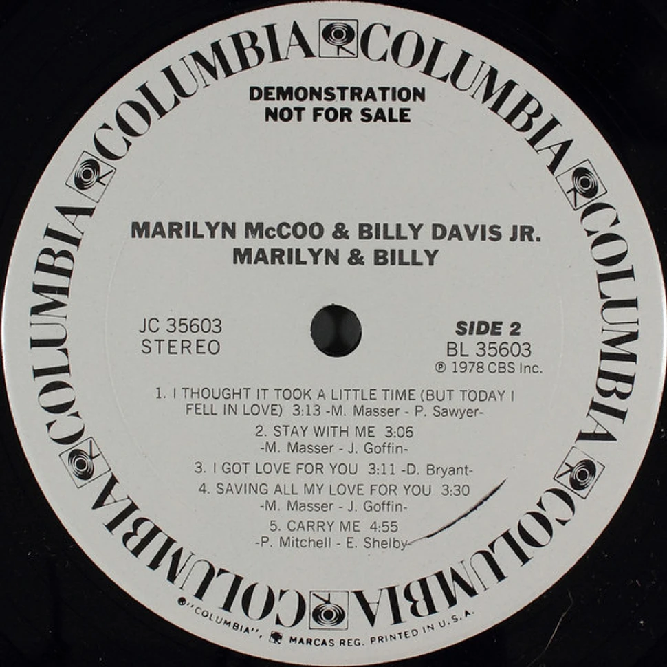 Marilyn McCoo & Billy Davis Jr. - Marilyn & Billy