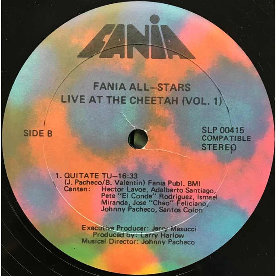 Fania All Stars - "Live" At The Cheetah (Vol. 1)