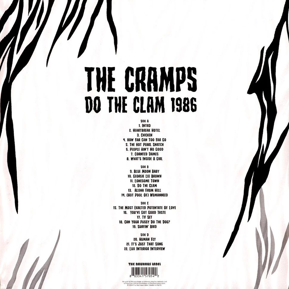 The Cramps - Do The Clam White Vinyl Edition