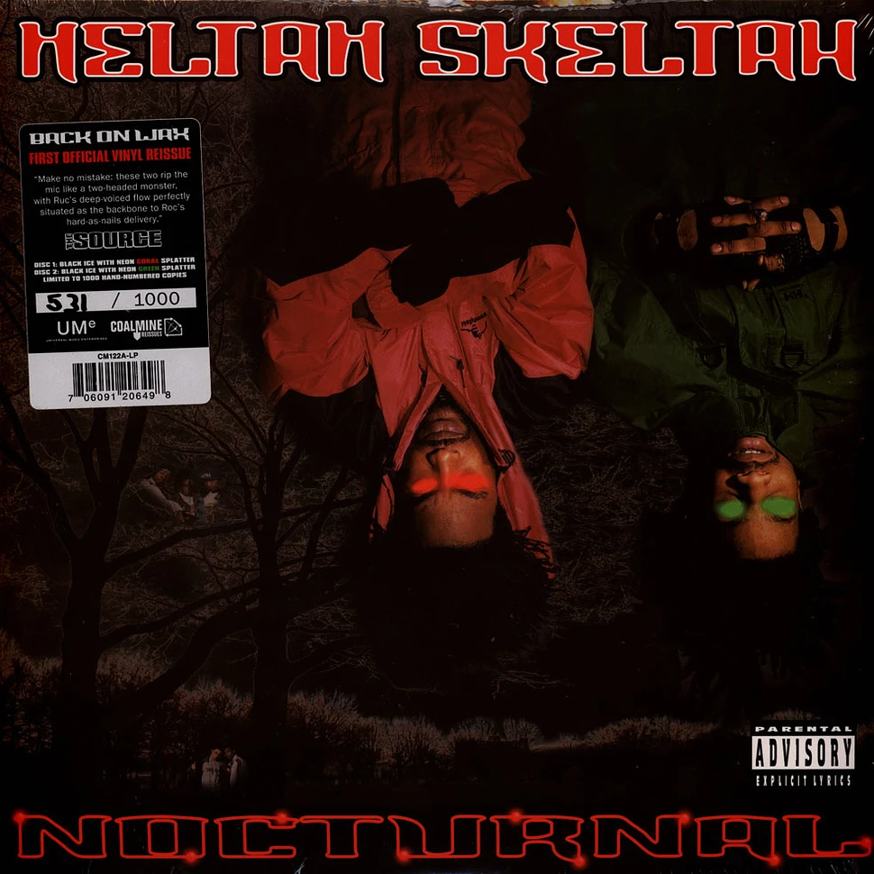 Heltah Skeltah - Nocturnal Limited Numbered HHV EU Exclusive Splattered Vinyl Edition