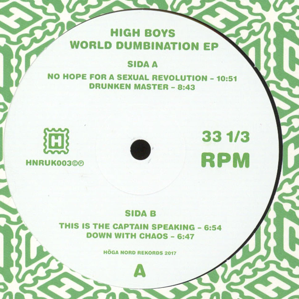 High Boys - World Numbination EP