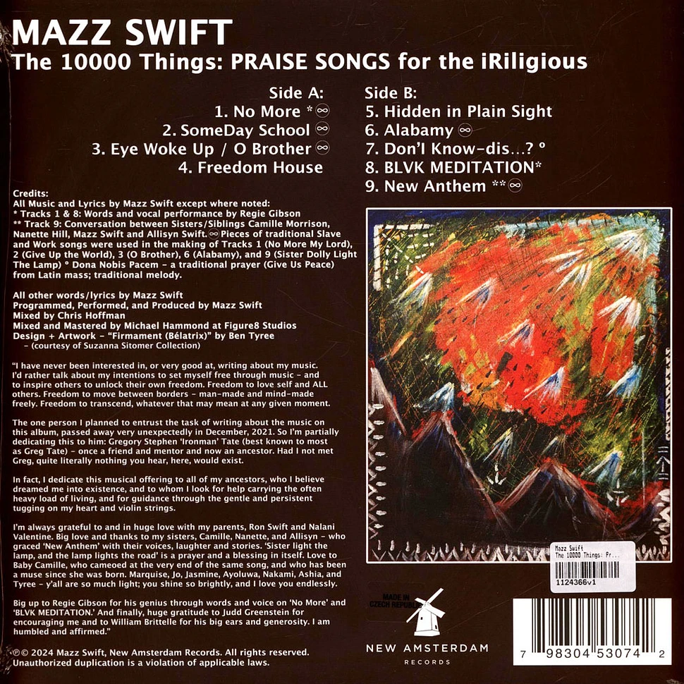 Mazz Swift - The 10000 Things: Praise Songs For The Iriligious (Red/