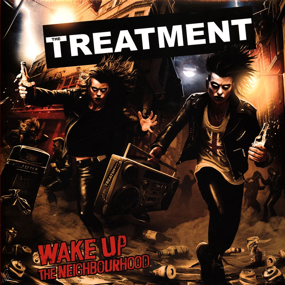 The Treatment - Wake Up The Neighborhood Orange Marbled Vinyl Edition