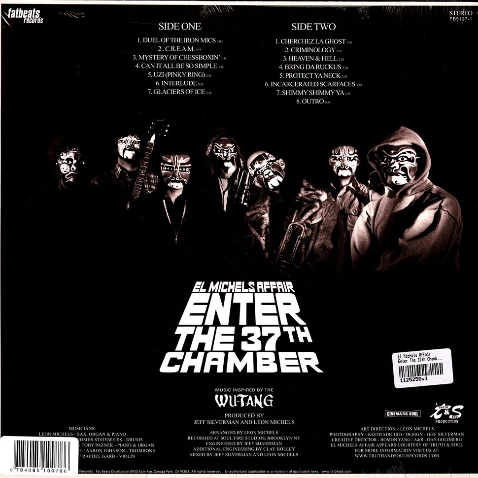 El Michels Affair - Enter The 37th Chamber 15th Anniversary Yellow & Black Vinyl Edition